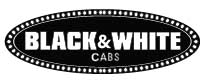 black and white cabs